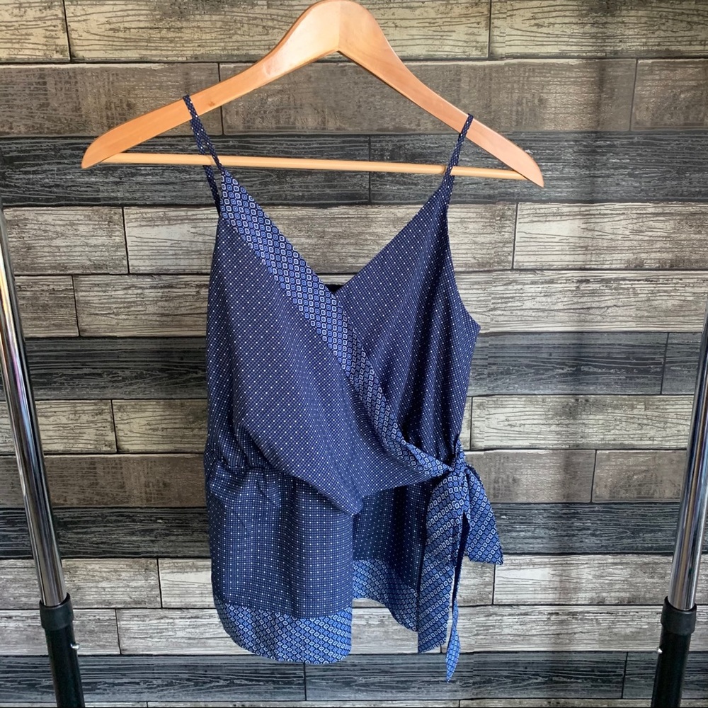 Banana Republic Wrap Peplum Top